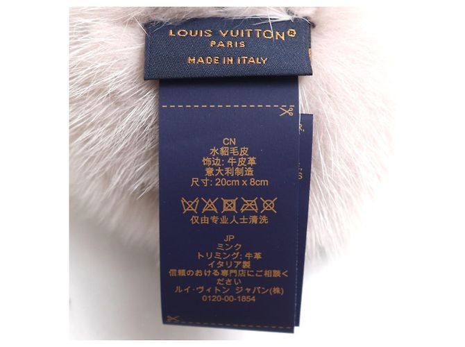 Scrunchie in pelo di visone Louis Vuitton - vista 4