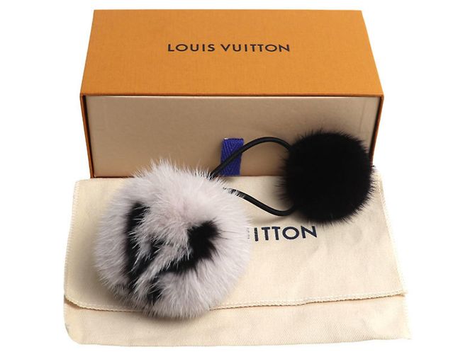 Scrunchie in pelo di visone Louis Vuitton - vista 5