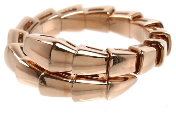 Bulgari Anello Serpenti Viper in oro rosa 18K di Bvlgari - vista 3