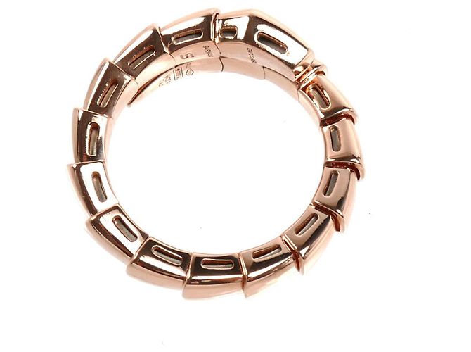 Bulgari Anello Serpenti Viper in oro rosa 18K di Bvlgari - vista 4