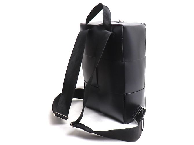 Zaino Bottega Veneta Maxi Intrecciato Arco Nero - vista 2