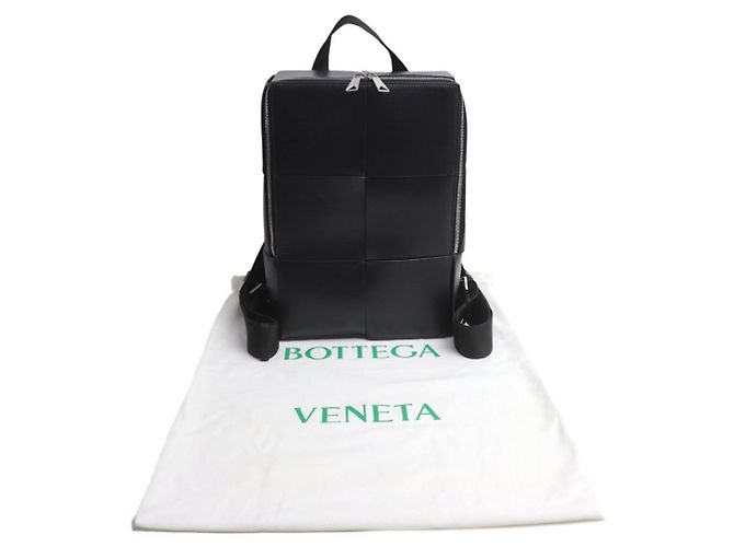 Zaino Bottega Veneta Maxi Intrecciato Arco Nero - vista 9