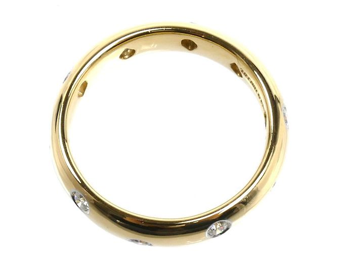 Anello Dots in oro giallo 18K e platino Tiffany & Co. - vista 3
