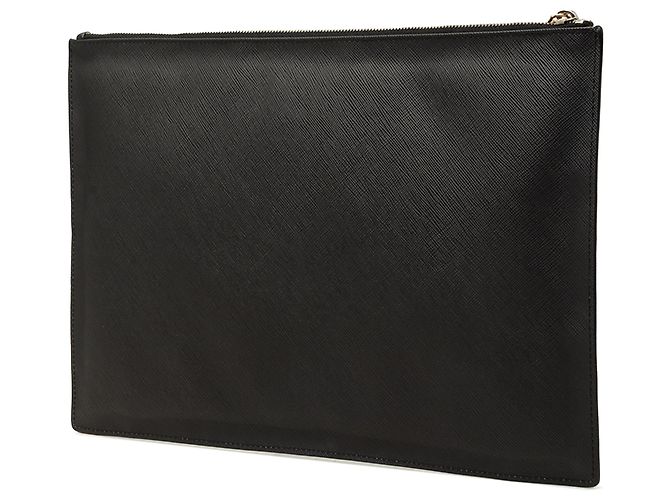 Clutch in pelle con stampa Bambi nera Givenchy Nero - vista 2