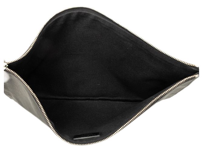 Clutch in pelle con stampa Bambi nera Givenchy Nero - vista 4