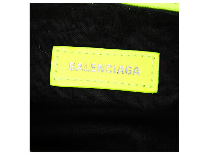 Balenciaga Borsa Le Cagole in pelle di agnello gialla XS Giallo - vista 5