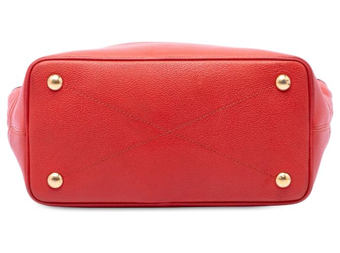 Louis Vuitton Red Monogram Empreinte Citadine PM Rosso - vista 3