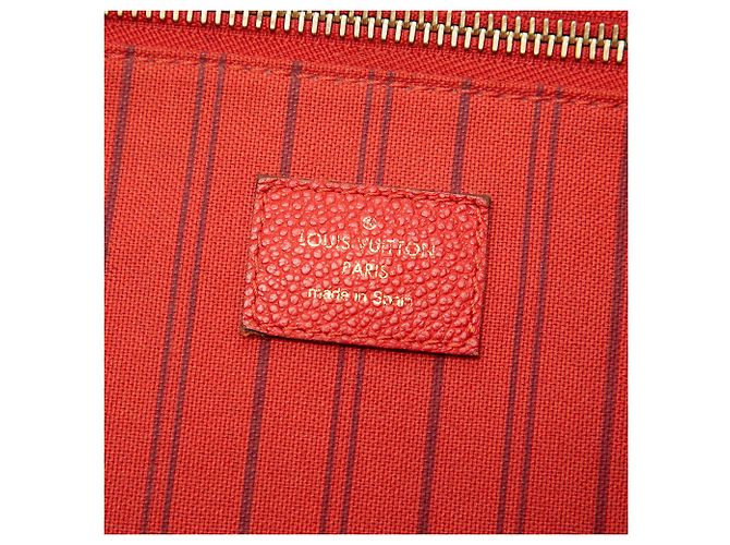 Louis Vuitton Red Monogram Empreinte Citadine PM Rosso - vista 5