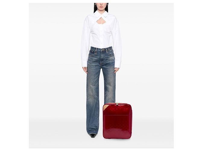 Louis Vuitton Rosso Monogram Vernis Pegase 45 - vista 6