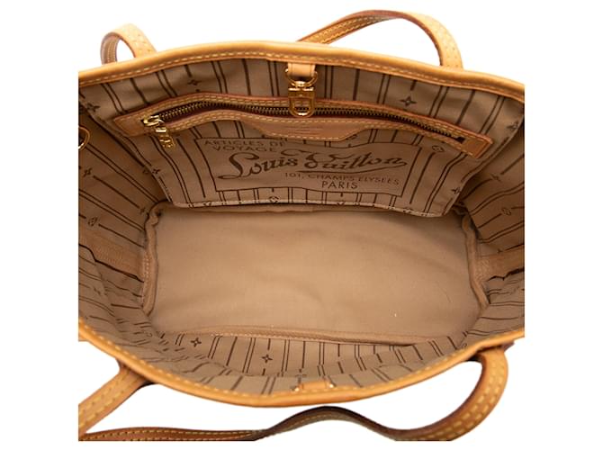 Louis Vuitton Marrone Monogram Neverfull PM - vista 4