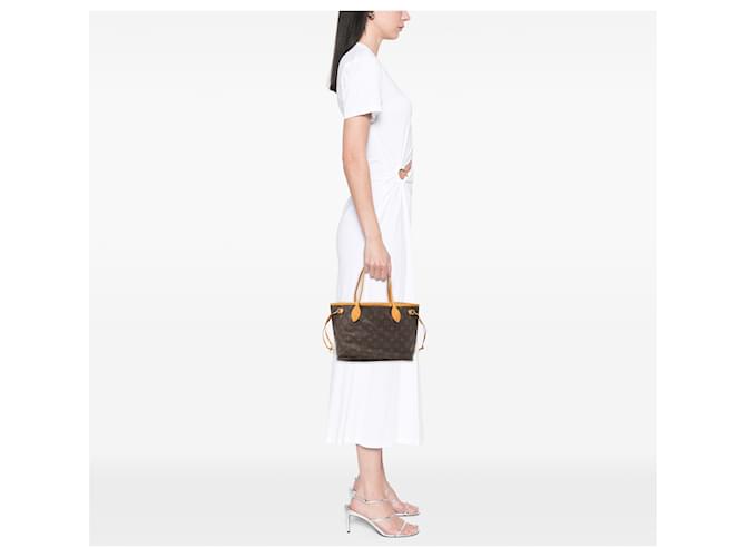 Louis Vuitton Marrone Monogram Neverfull PM - vista 7
