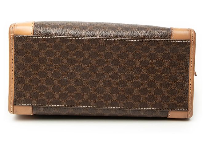Céline Celine Tote aus beschichtetem Canvas Macadam Braun - Ansicht 3