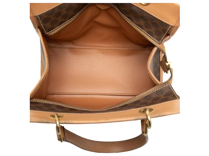Céline Celine Tote aus beschichtetem Canvas Macadam Braun - Ansicht 4