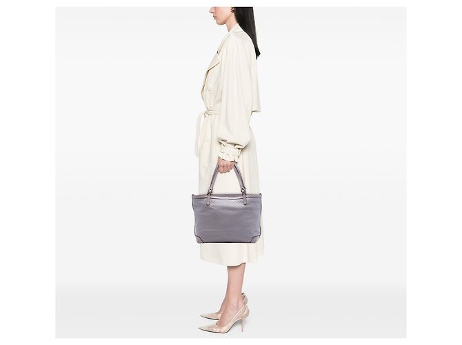 Gucci Craft Microguccissima Tote Violett Größe Medium Lila - Ansicht 6