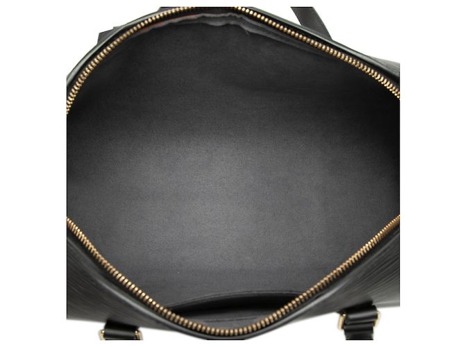 Louis Vuitton Black Epi Soufflot Nero - vista 4