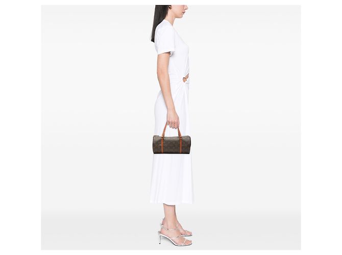 Louis Vuitton Marrone Monogram Papillon 30 - vista 7