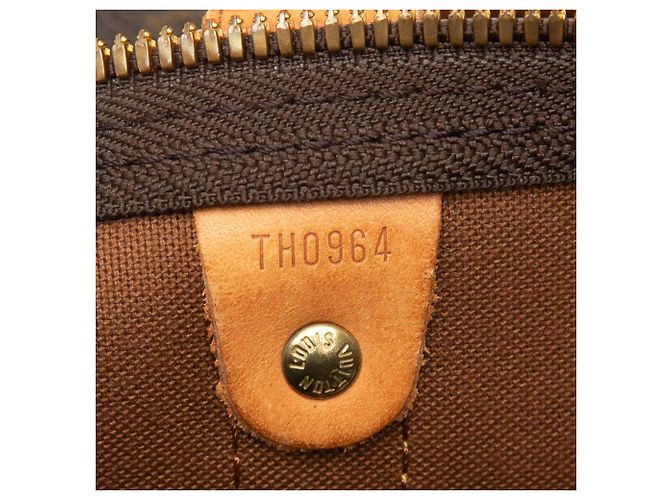 Louis Vuitton Marrone Monogram Keepall Bandouliere 55 - vista 6