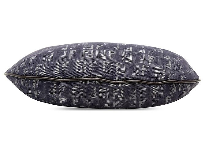 Borsa Hobo Fendi Blue Zucchino Denim - vista 3