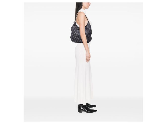 Borsa Hobo Fendi Blue Zucchino Denim - vista 6