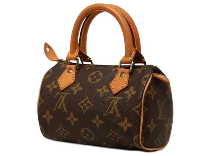 Louis Vuitton Marrone Monogram Nano Speedy Bandouliere - vista 2