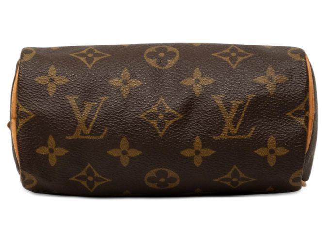 Louis Vuitton Marrone Monogram Nano Speedy Bandouliere - vista 3