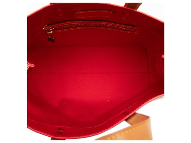 Louis Vuitton Red Monogram Vernis Reade PM Rosso - vista 4