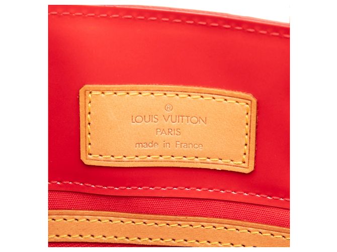 Louis Vuitton Red Monogram Vernis Reade PM Rosso - vista 5