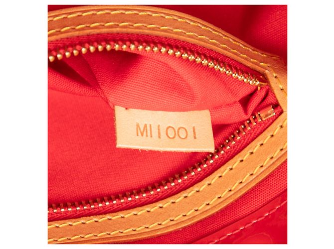 Louis Vuitton Red Monogram Vernis Reade PM Rosso - vista 6