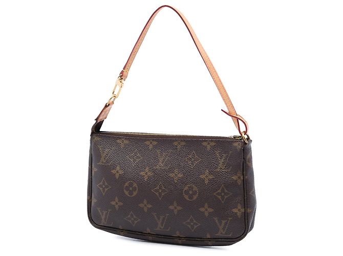 Louis Vuitton Marrón Monogram Pochette Accessoires Castaño - vista 2