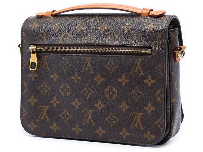 Louis Vuitton Marrón Monogram Pochette Metis Castaño - vista 2