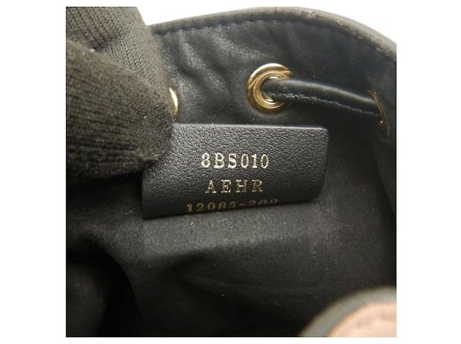 Fendi Mon Tresor Mini Eimer Tasche aus braunem Kalbsleder Fleisch - Ansicht 8