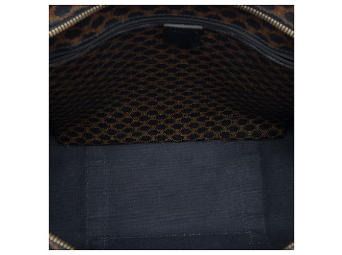 Céline Celine Tote aus beschichtetem Canvas Braun Macadam Dunkelbraun - Ansicht 4