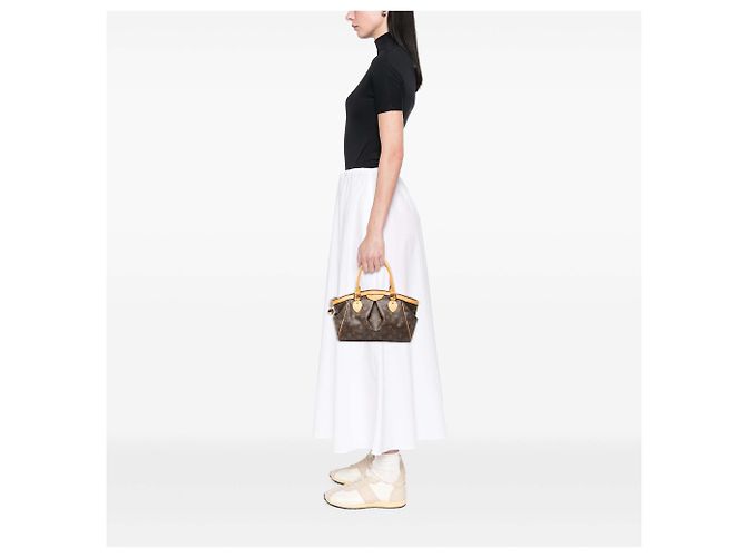 Louis Vuitton Marrone Monogram Tivoli PM - vista 7