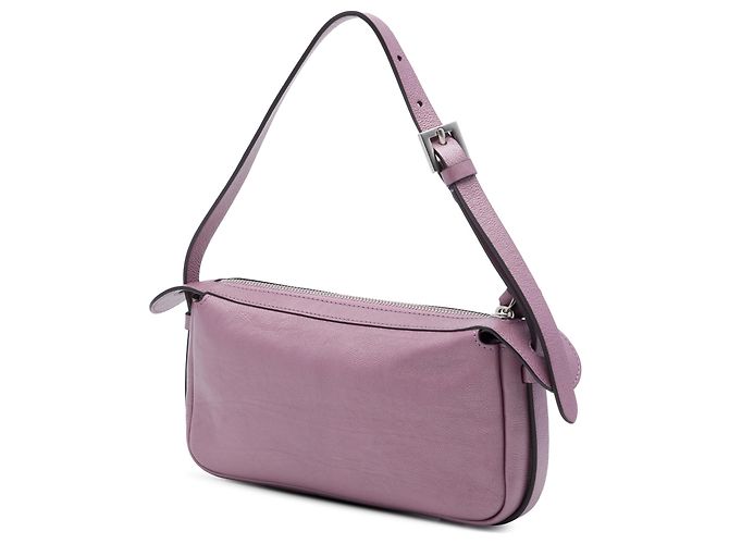 Borsa Fendi Pink Mini Metallic Calfskin Simply Rosa D'oro - vista 2