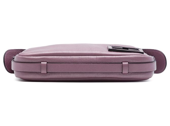 Borsa Fendi Pink Mini Metallic Calfskin Simply Rosa D'oro - vista 3