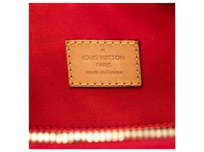 Louis Vuitton Red Monogram Vernis Lockit PM Rosso - vista 5
