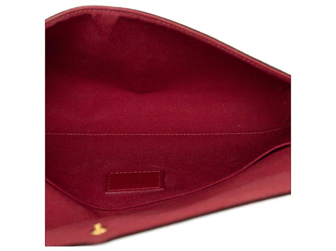 Louis Vuitton Pochette Felicie Marrone Monogram - vista 4