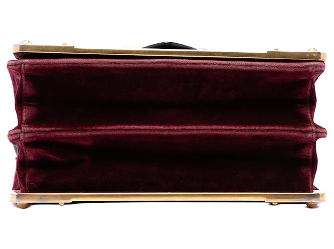 Bolso bandolera Prada Red Velvet Cahier Roja - vista 3