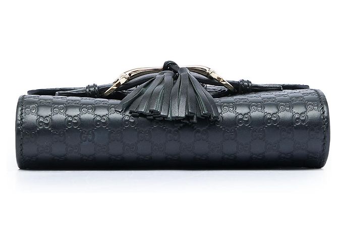 Gucci Black Mini Microguccissima Emily Crossbody Nero - vista 3