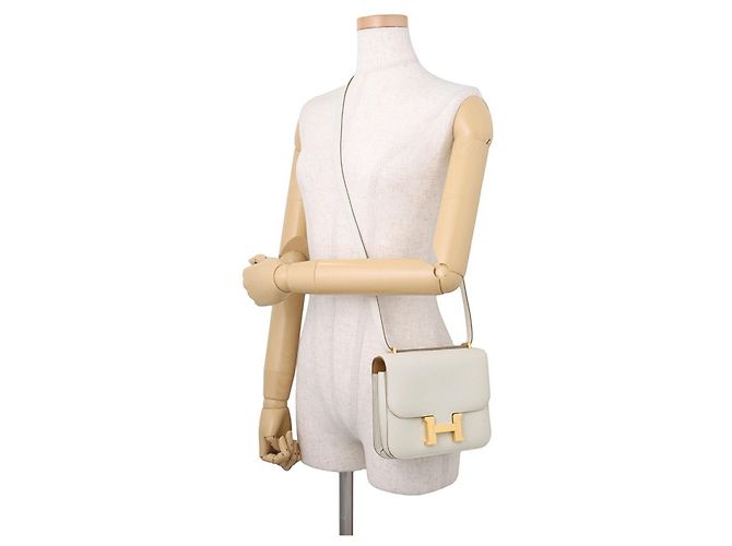 Hermès Borsa Mini Constance Hermes Crudo - vista 5