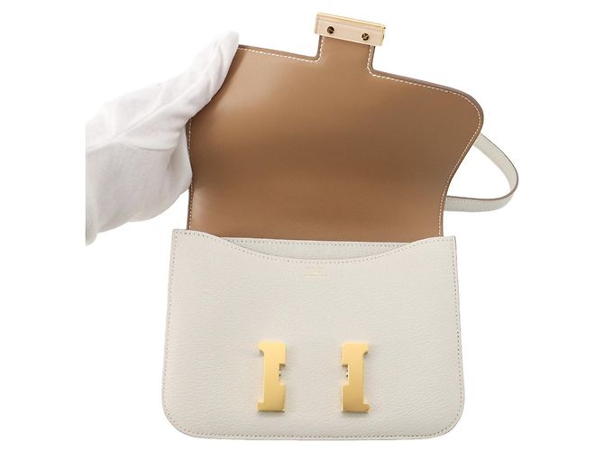 Hermès Borsa Mini Constance Hermes Crudo - vista 6
