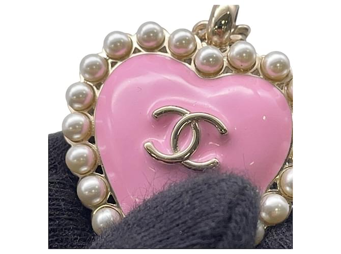 Collana Chanel Coco Mark Heart Rosa D'oro - vista 6