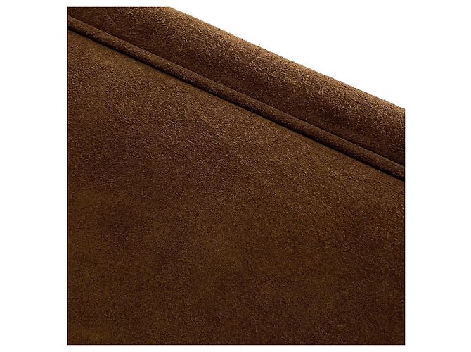 Borsa in scamosciato media Prada Marrone - vista 9