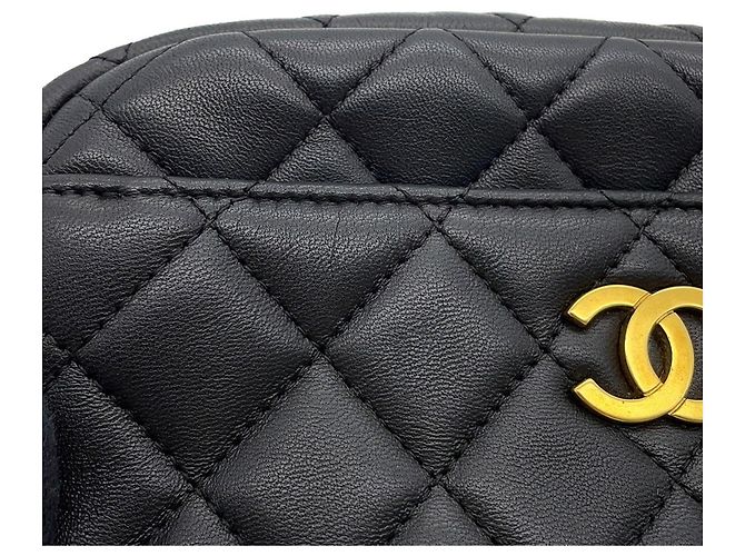 Borsa a tracolla Chanel Matelassé Chain Nero - vista 10