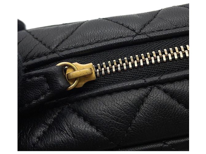 Borsa a tracolla Chanel Matelassé Chain Nero - vista 11