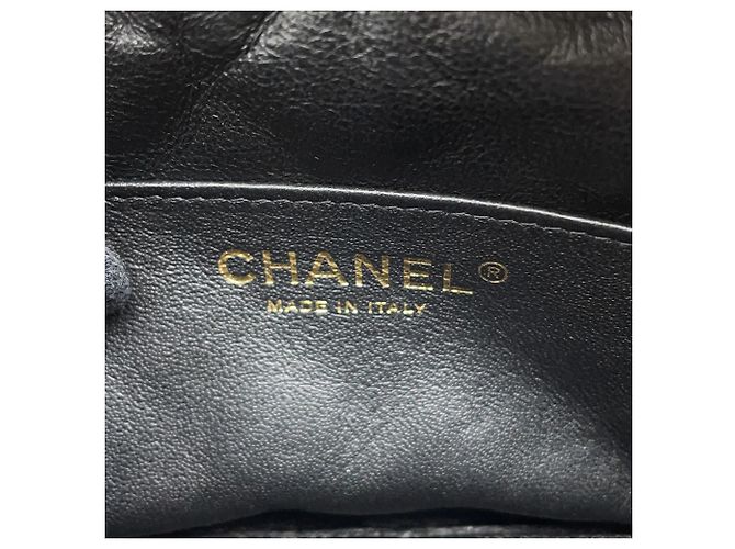 Borsa a tracolla Chanel Matelassé Chain Nero - vista 14