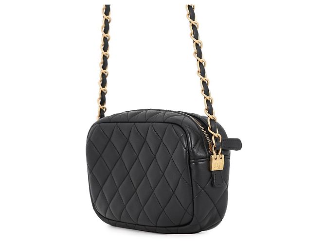Borsa a tracolla Chanel Matelassé Chain Nero - vista 2