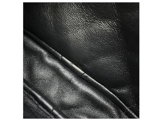 Borsa a tracolla Chanel Matelassé Chain Nero - vista 7