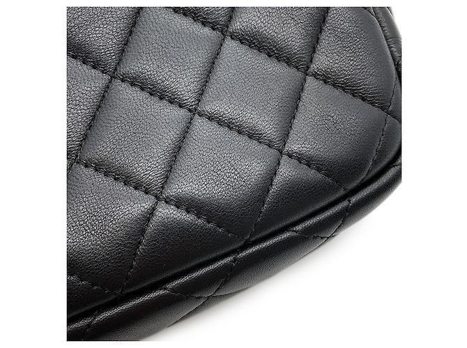 Borsa a tracolla Chanel Matelassé Chain Nero - vista 8