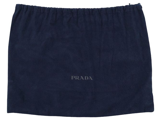 Borsa a tracolla Prada Triangle in pelle Saffiano nera Nero - vista 13